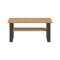 Seattle Couchtisch 90x50 cm 1 Regal Eiche Dekor.