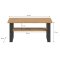 Seattle Couchtisch 90x50 cm 1 Regal Eiche Dekor.