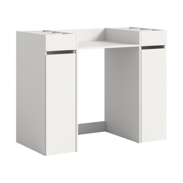 Free Waschmaschinenschrank 2 Schubladen, 8 Regale Wei.