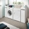 Free Waschmaschinenschrank 2 Schubladen Wei.