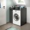 Free Waschmaschinenschrank 1 Schublade, 5 Regale Anthrazit.