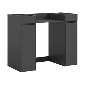 Free Waschmaschinenschrank 2 Schubladen, 8 Regale Anthrazit.