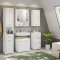 Venice Badschrank wandhngend 1 Tr Hochglanz wei,wei.