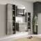 York Waschbeckenunterschrank 60cm 2 Schubladen rauchfarbenen.