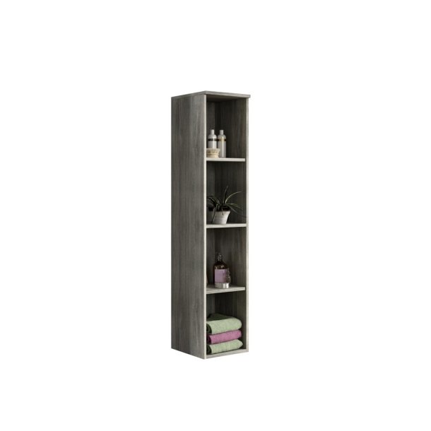 York Badschrank 4 raum rauchfarbenen.