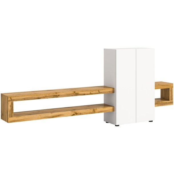 Loft Regalsystem 2 Tren 2 Fcher wei.