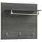 Salsa Wandgarderobe 3 Haken wei Hochglanz.