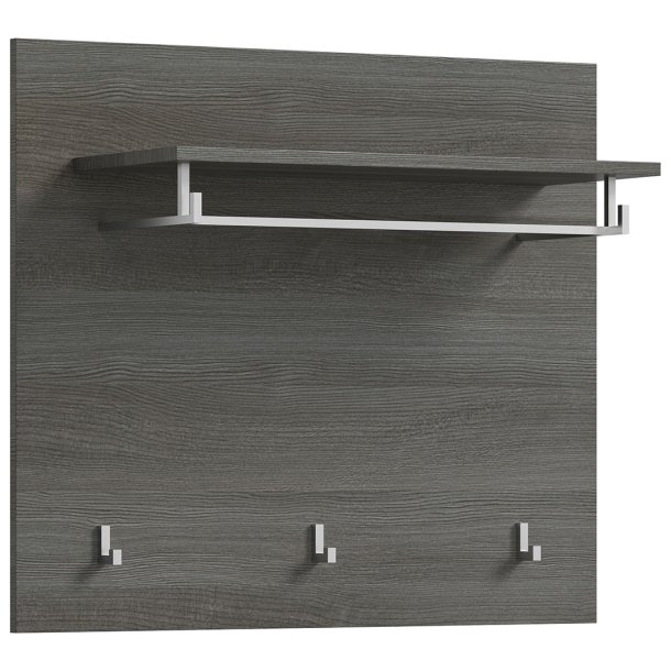 Salsa Wandgarderobe 3 Haken wei Hochglanz.