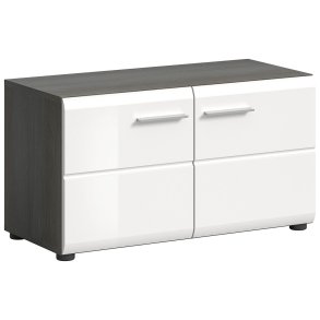 Salsa Sitzbank 2 Tren wei Hochglanz.