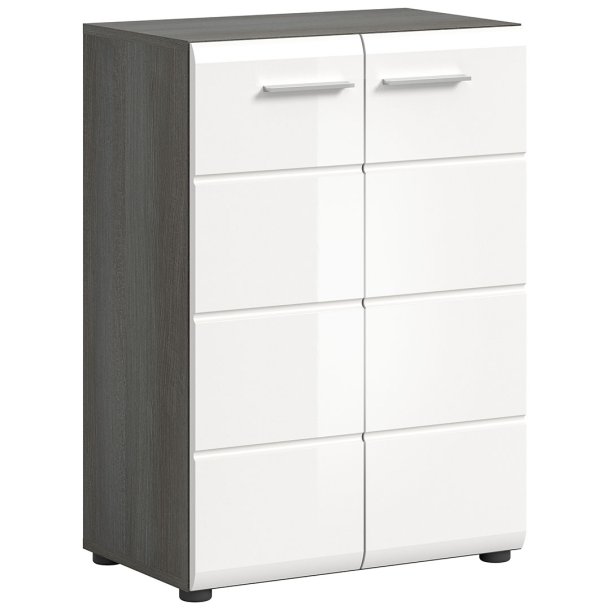 Salsa buffet 2 portes blanc brillant.