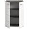 Salsa buffet 2 portes blanc brillant.