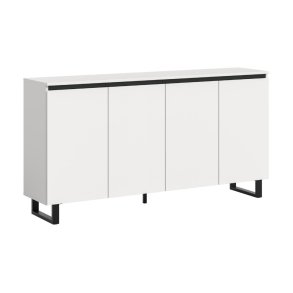 Tomasa Sideboard 4 Türen weiß.