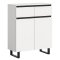 Tomasa Sideboard 2 Türen, 2 Schubladen weiß.
