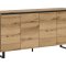 Tomasa Sideboard 4 T�ren Eiche Dekor.