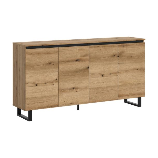 Tomasa Sideboard 4 T�ren Eiche Dekor.