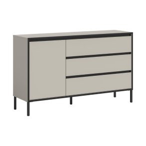 Tron kreedns 1 drzwi, 3 szuflady kaszmirowy dekor.