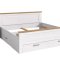 Verona Schlafzimmer-Set Bett 180x200 cm 3 Schubladen, 1 Nachttisch sibirische L�rche Dekor, Eiche Dekor.