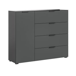 Ray Sideboard 4 Schubladen 1 Tr anthrazit.