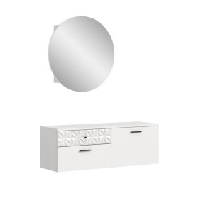 Prisma garderobe oppstilling P3 hvit.