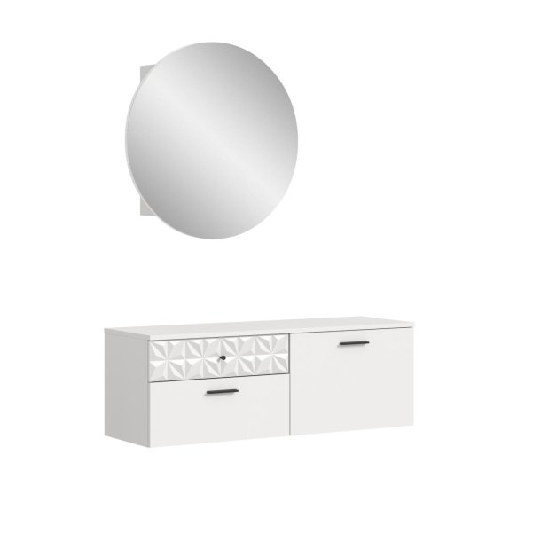 Prisma garderobe oppstilling P3 hvit.