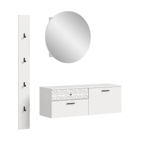 Prisma garderobe oppstilling P2 hvit.