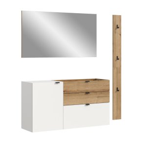 Naro zestaw mebli wejściowych N3 biały.