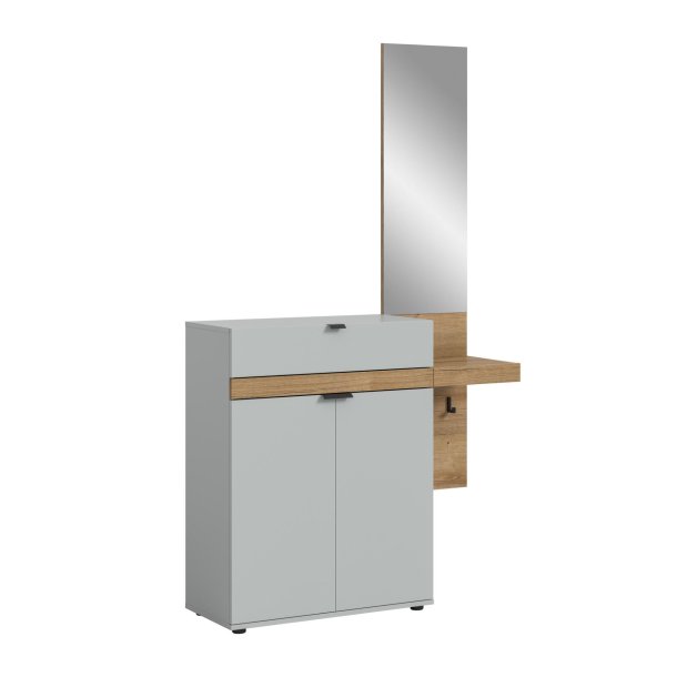 Naro zestaw mebli wejściowych N1 szary.