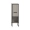 Bagno Badschrank 1 Tr 1 Fach hellgrau, cremefarben.