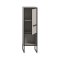 Bagno Badschrank 1 Tr 1 Fach hellgrau, cremefarben.