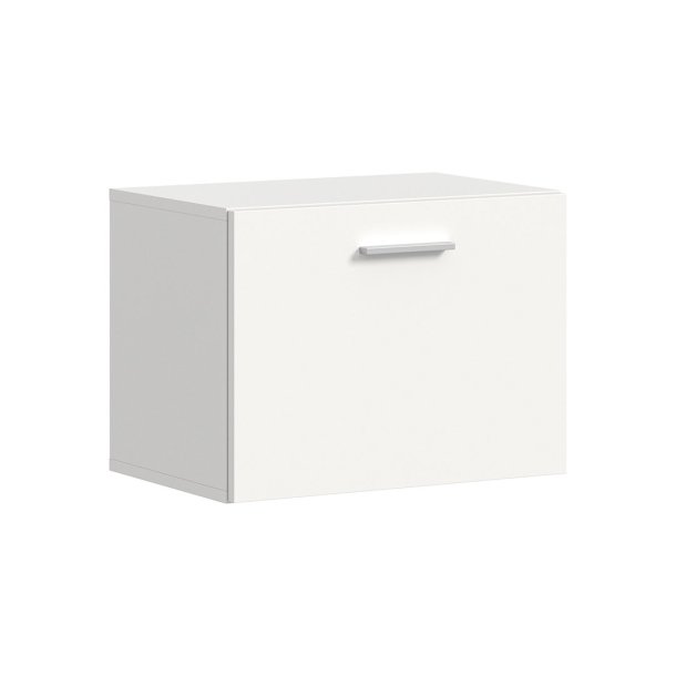 Vaga Schuhschrank hängend 52x39cm 1 Klapptür weiß.