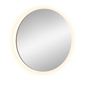 Drive speil inkl. belysning eik dekor.