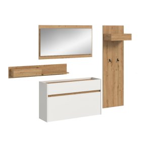 Drive Garderobenmbel Set D17 Wei.