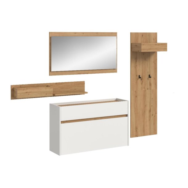 Drive Garderobenmbel Set D17 Wei.