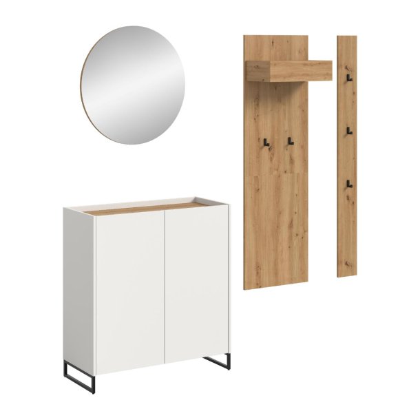 Drive Garderobenmbel Set D27 Wei.