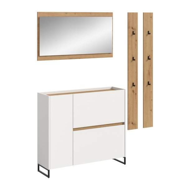 Drive Garderobenmbel Set D26 Wei.