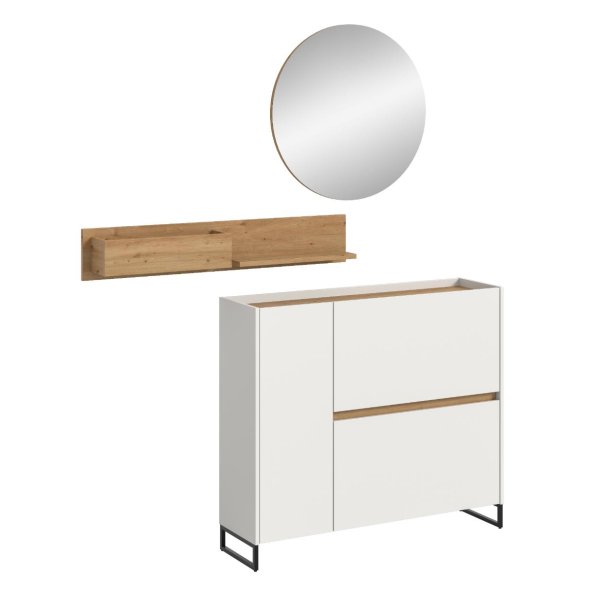 Drive Garderobenmbel Set D7 Wei.