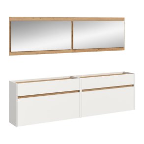 Drive Garderobenmbel Set D34 Wei.