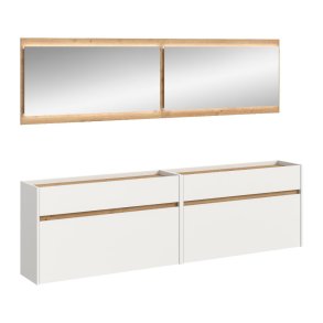 Drive Garderobenmbel Set D3 inkl. Beleuchtung wei.