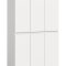Scarpa armoire de rangement 6 portes blanches.