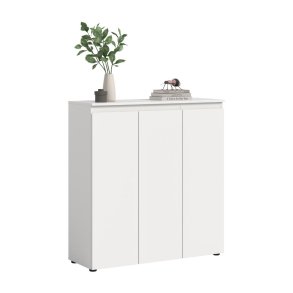 Scarpa skjenk 3 d�rer hvit.