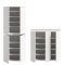 Scarpa Sovrum set garderob och sk�nk, 7 luckor vit.
