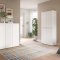 Scarpa Sovrum set garderob och sk�nk, 7 luckor vit.