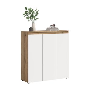 Scarpa sk�nk 3 l�ger eg dekor, hvid.