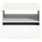 Solero Couchtisch Set 1 Schublade, 1 Regal wei hochglanz, wei.