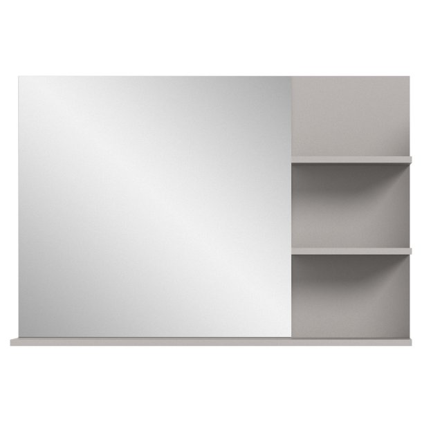 Jaru Bad Spiegel 100cm 3 Ablagen grau,schwarz.