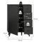 Linea sknk 4 skuffer 1 lge mat gr.