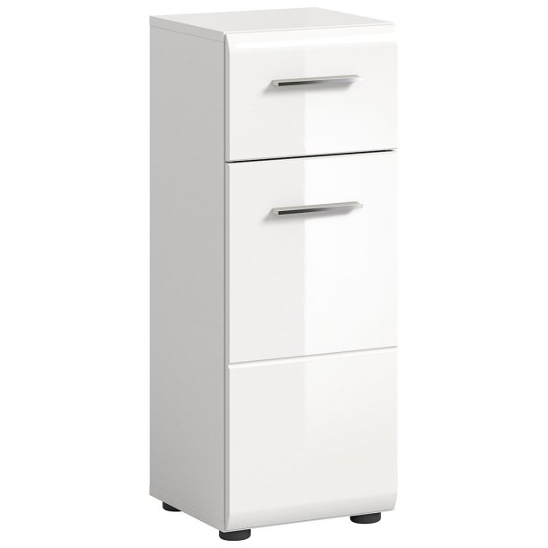 Ice Badschrank 1 Schublade 1 Tr wei Hochglanz.