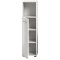 Ice Badschrank 1 Tr 1 Fach wei Hochglanz.