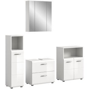 Ice Badmbelset I71 Wei hochglanz, wei.