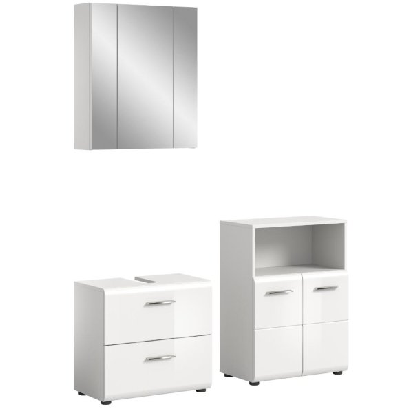 Ice Badmbelset I59 Wei hochglanz, wei.